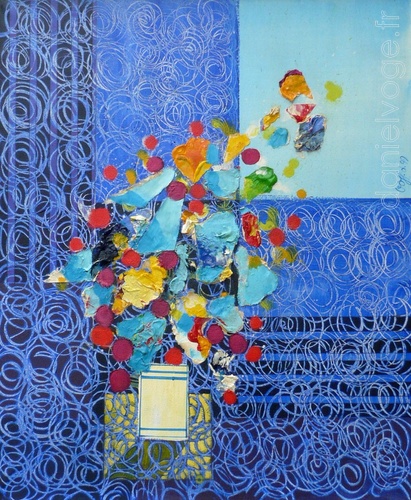 Un coin de ciel bleu (1999), 58x73cm