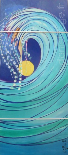 La vague (1999), 75x166cm