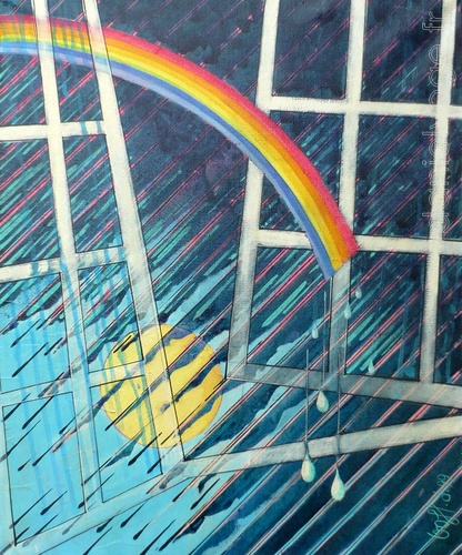 L'arc en ciel (1999), 50x60cm