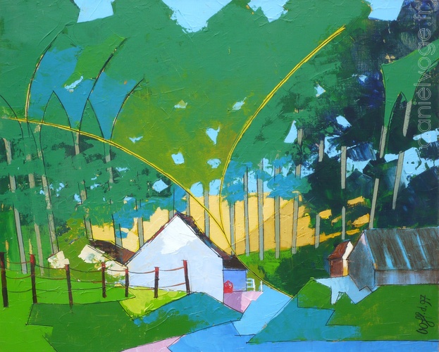 Le lavoir (1997), 61x50cm