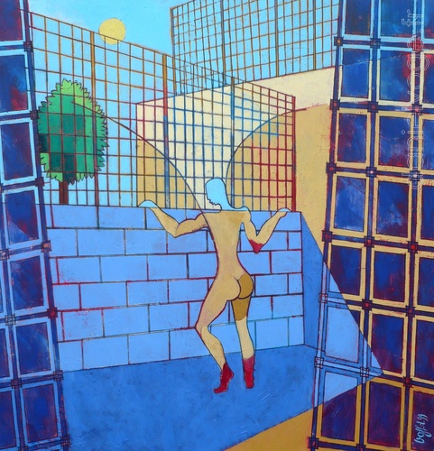 L'évadé (1999), 100x100cm