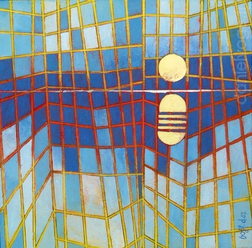 Crépuscule (2007), 50x50cm