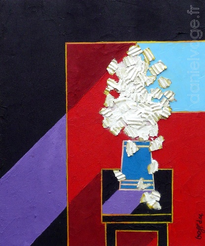 Les fleurs blanches (2004), 50x61cm