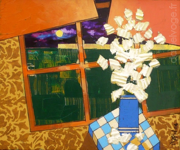 Le vase bleu (2004), 46x38cm