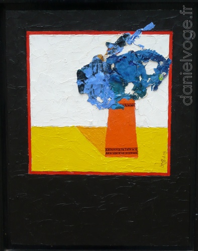 Les fleurs bleues (2003), 36x47cm