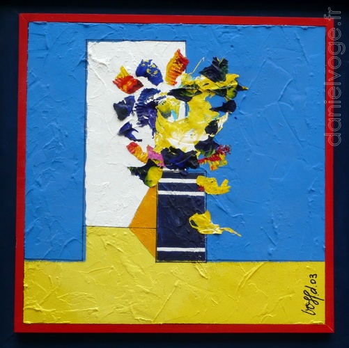 Le bouquet N°3 (2003), 55x55cm