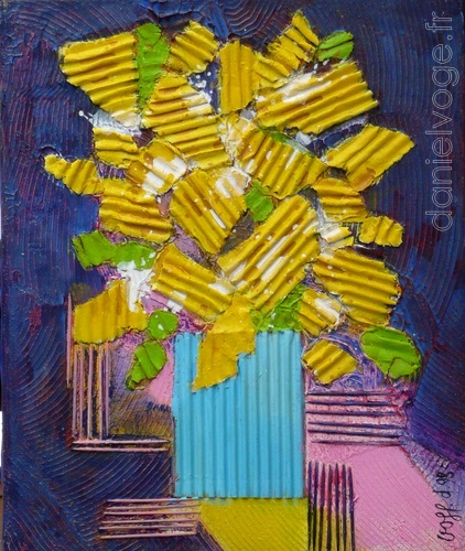 Fleurs en carton (1998), 33x41cm