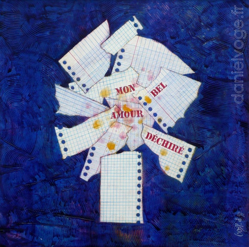 Mon bel amour déchiré (1997), 60x60cm
