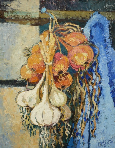 Ail et oignons (1978), 38x49cm