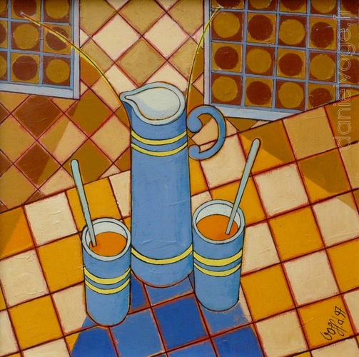 Orangeade (1997), 40x40cm