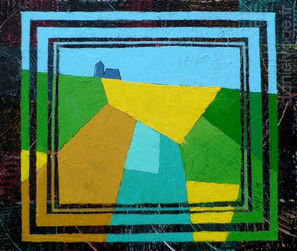 Paysage d'avril N°2 (2005), 65x54cm