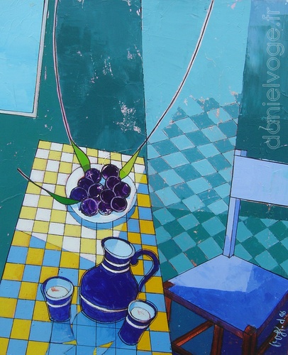 L'été chez elle (1996), 46x55cm