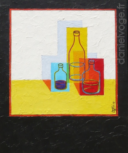 3 bouteilles (2003), 50x61cm