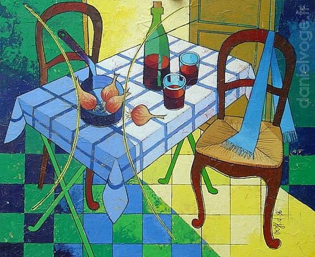 L'écharpe de Georges (1996), 61x50cm