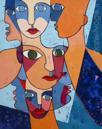 Visages (1995), 73x92cm
