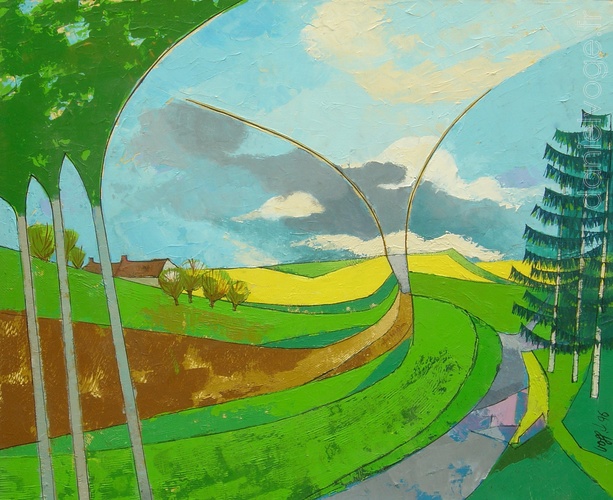 Paysage N°4 (1996), 73x60cm