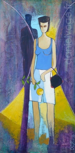 La dame (1996), 40x80cm