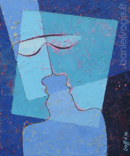 Tendre affrontement (1994), 38x46cm