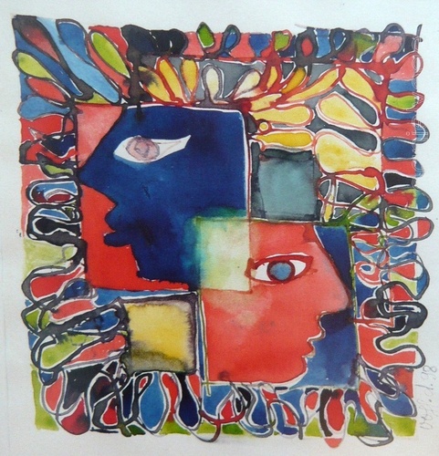 Tête à tête (1998), 22x22cm
