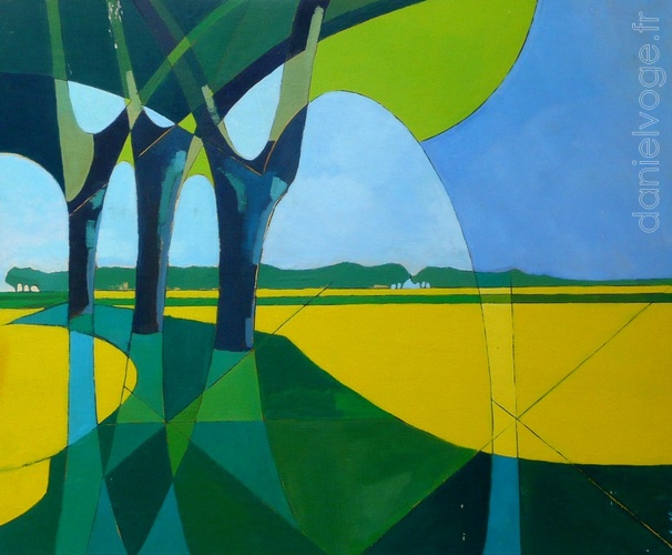 Champ de colza (1993), 73x60cm