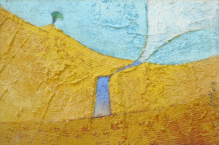 La route dans les blés (1996), 41x28cm