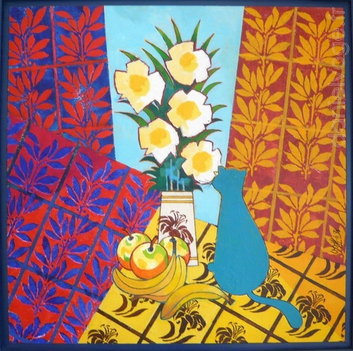 Le chat de Madame (1998), 68x68cm