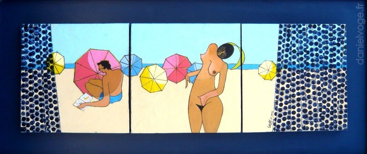 La curieuse (2005), 105x35cm