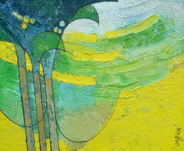 Paysage de la Bassée N°1 (1995), 61x50cm