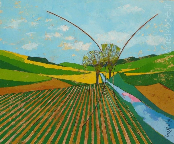 Paysage N°3 (1996), 60x50cm