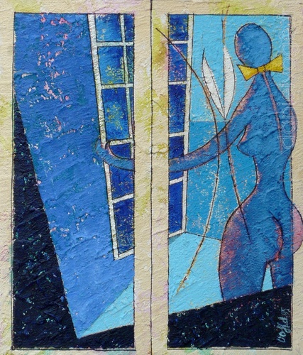 Hortense en vacances (1995), 46x55cm