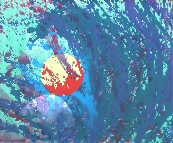 Le soleil englouti (2000), 73x60cm
