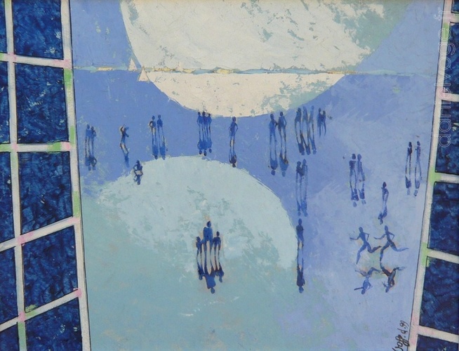 Marée basse N°2 (1999), 62x48cm