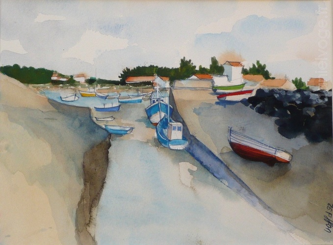 Le port du Plomb (1992), 30x23cm