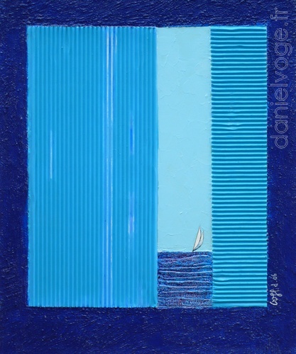 Grande bleue (2006), 54x65cm