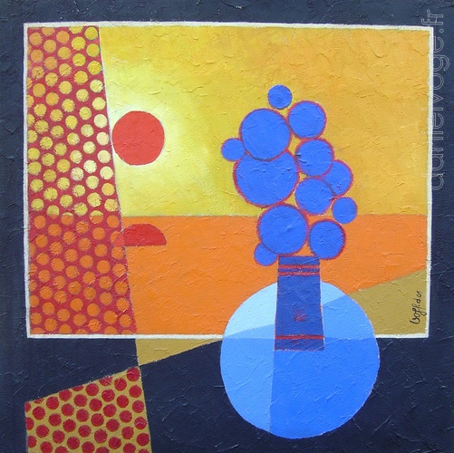 Soir d'été (2001), 68x68cm