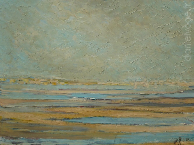 Marée basse N°1 (1978), 61x46cm
